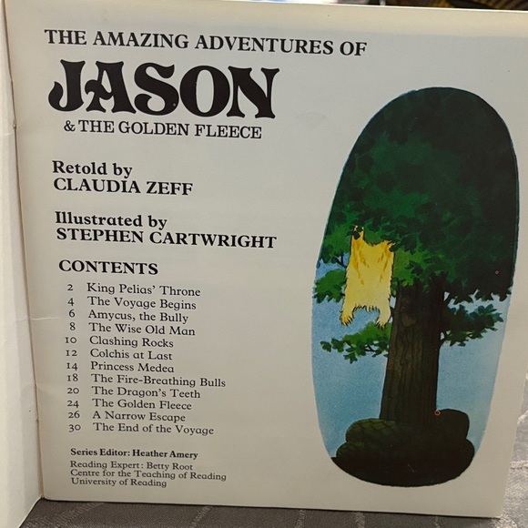 4/$20 The Amazing Adventures of Jason and the Golden Fleece Book - Picture 3 of 5